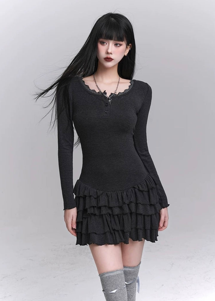 Slim Fit Dress &amp;amp; Fishbone Corset / LG1227 