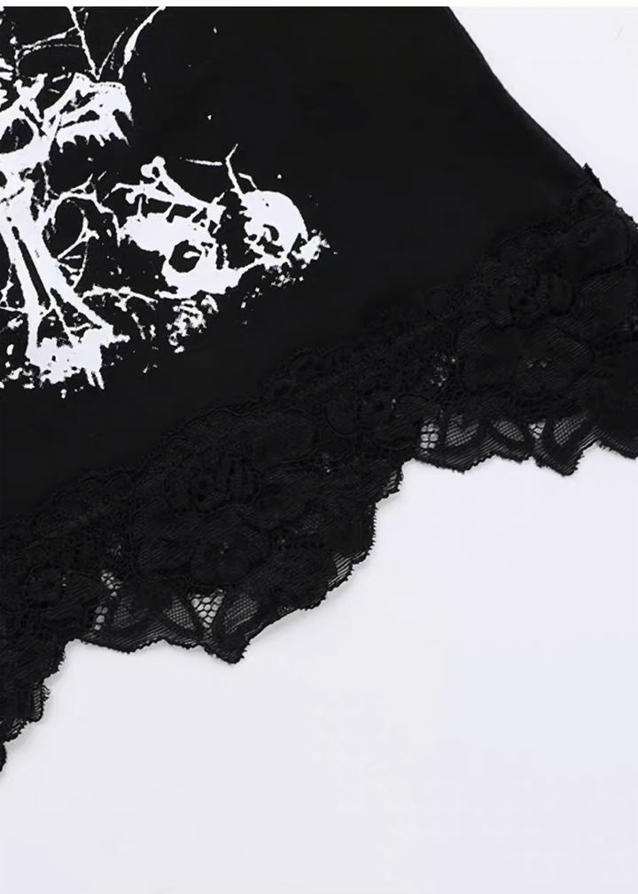 DARK BAT LACE CHAIN CAMISOLE / LG1664