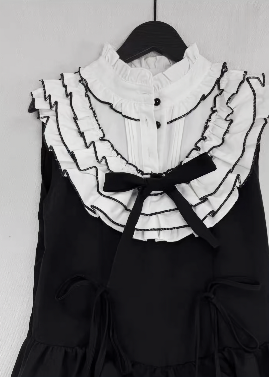 MONOTONE LAYERED FRILL DRESS /LG1621