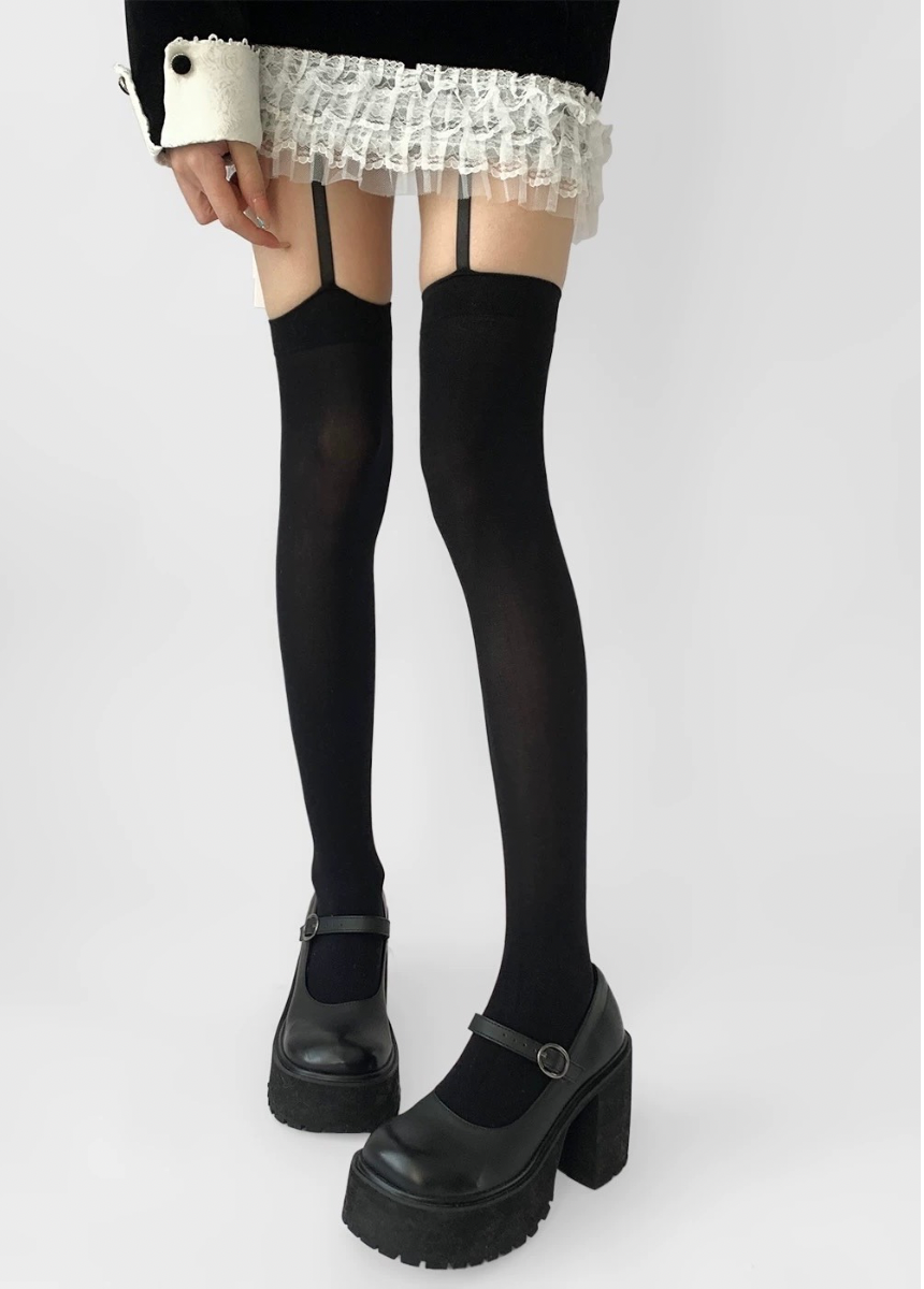 french suspender stockings / Y1108