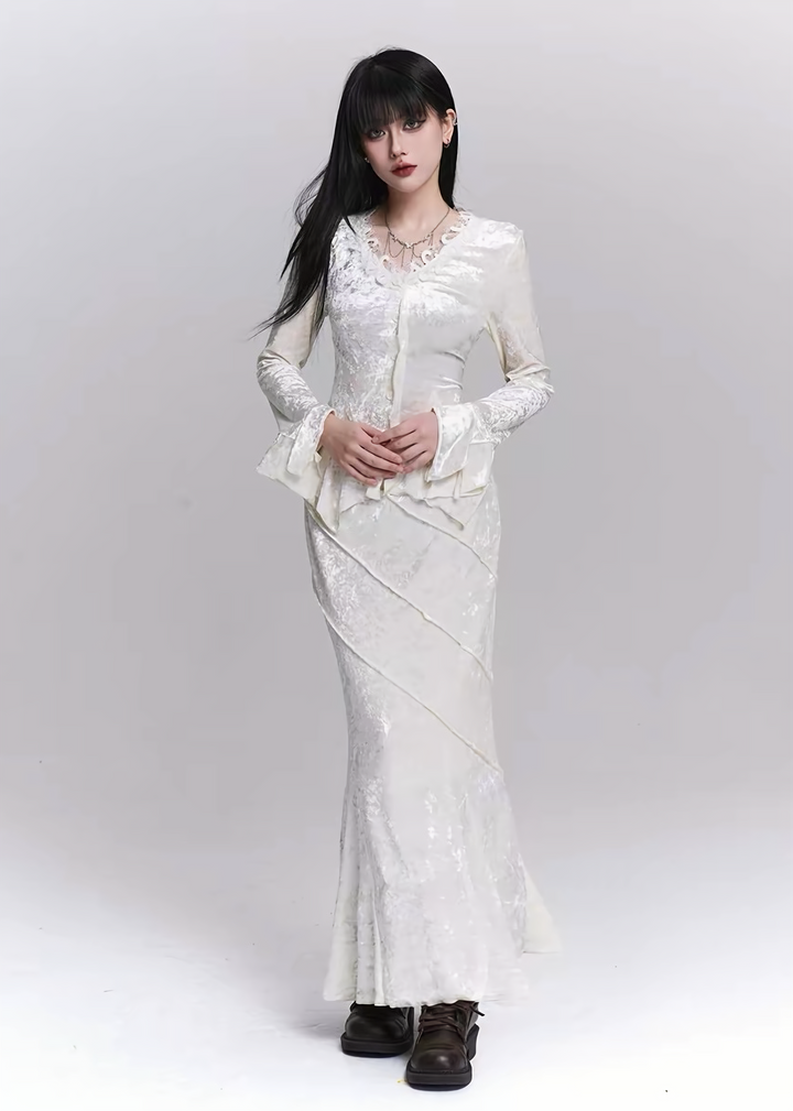 VELVET DRAPE 2PIECE SET / LG1532