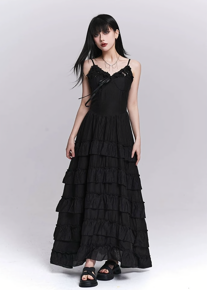 TIERED CAMI DRESS SET