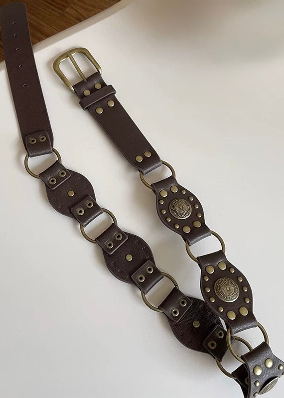 VINTAGE RING DESIGN BELT / A1148
