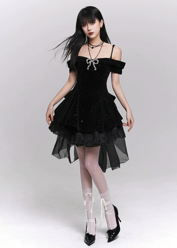 LVET BIJOU RIBBON DOLL DRESS / LG1483