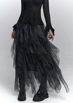 Layered Gothic Tulle Skirt / lg1347_e4r 