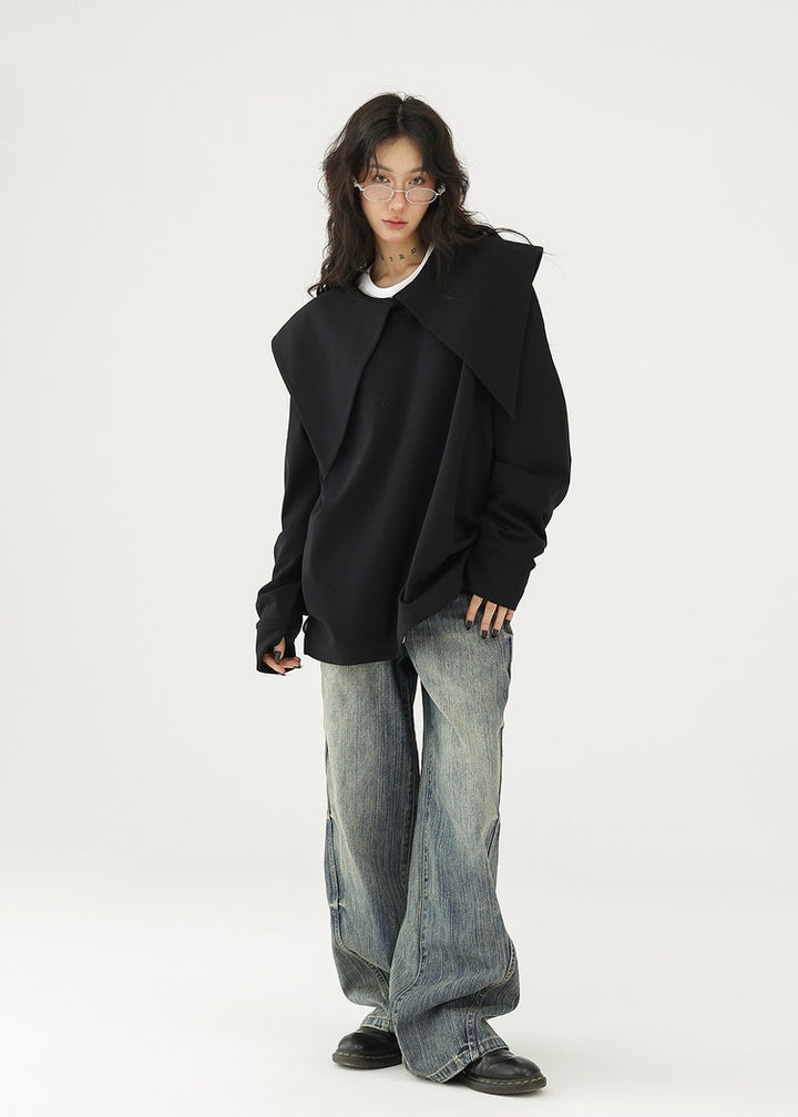 Pullover Lazy Style Long Sleeve T-Shirt / AS1168