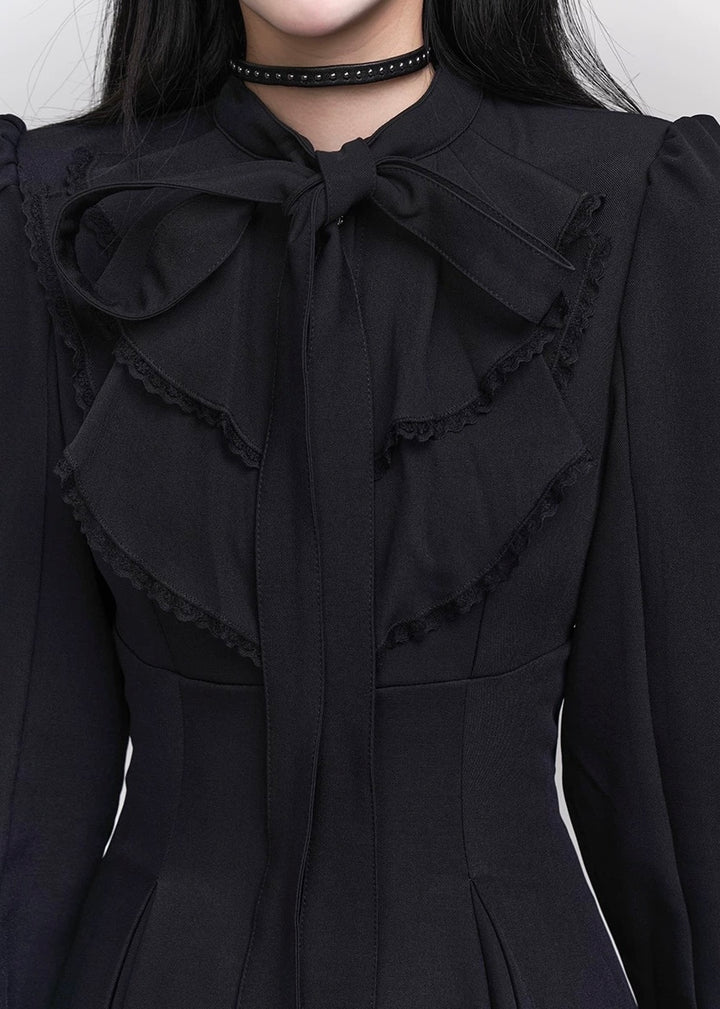 [Same day delivery] dark girly long dress / LG1176 