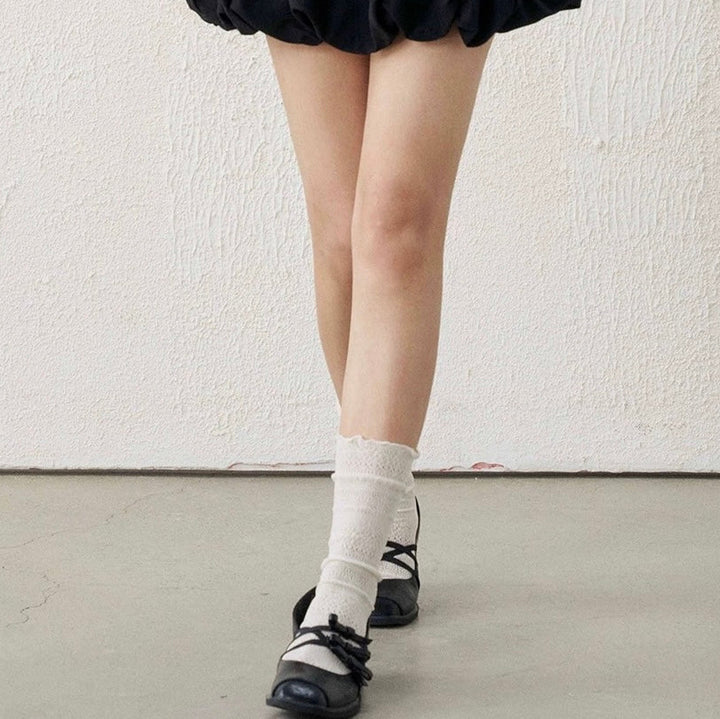 RIBBON STRAP MARY JANE HEELS / V1172