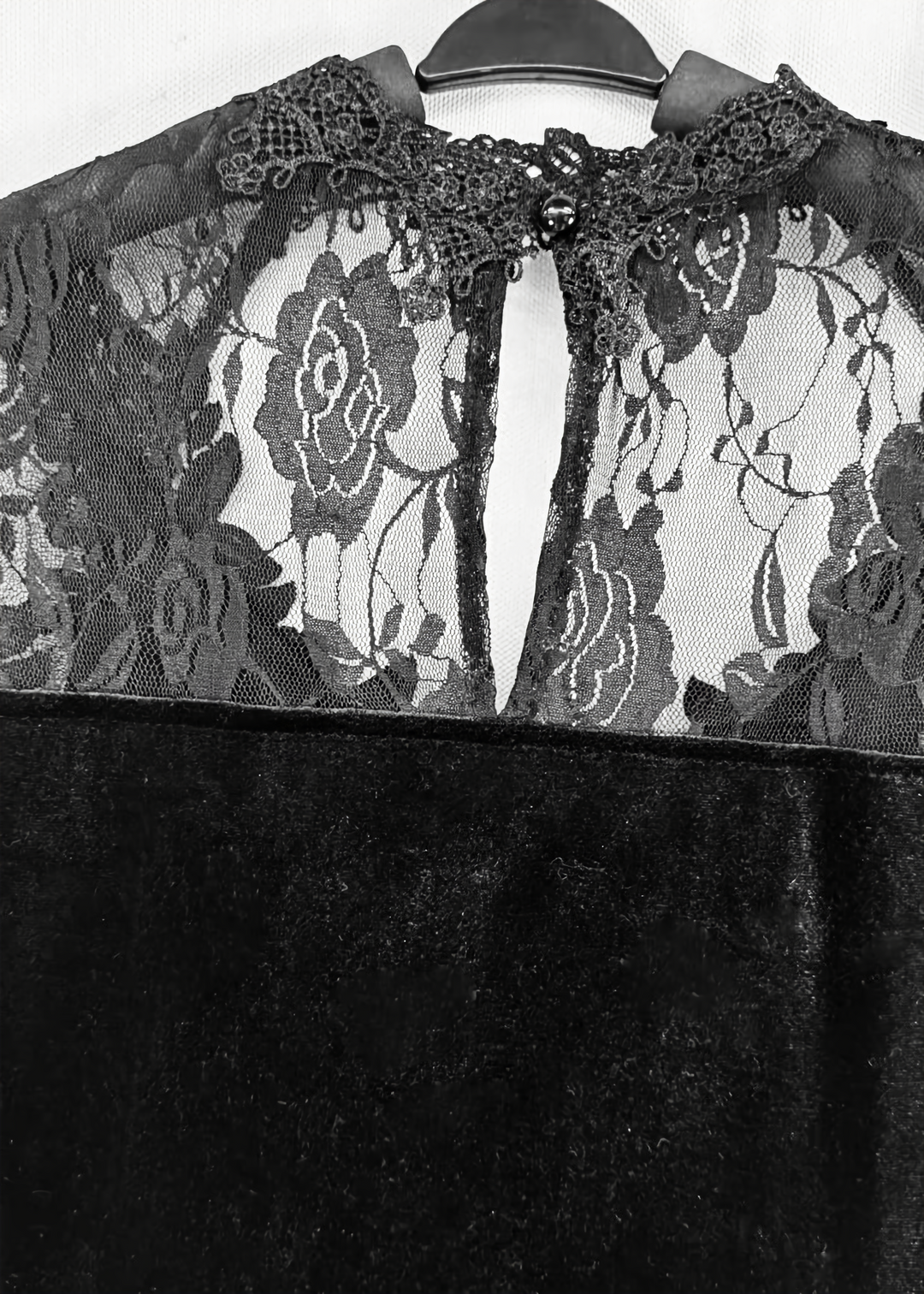 GOTHIC LACE VELVET MERMAID DRESS / LG1732
