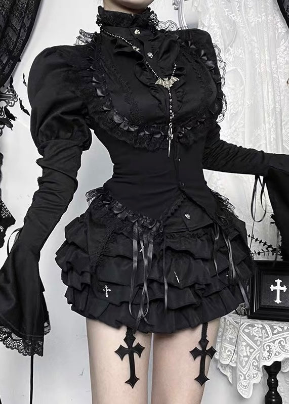 GOTHIC CROSS FRILL COORDINATE / LG1663