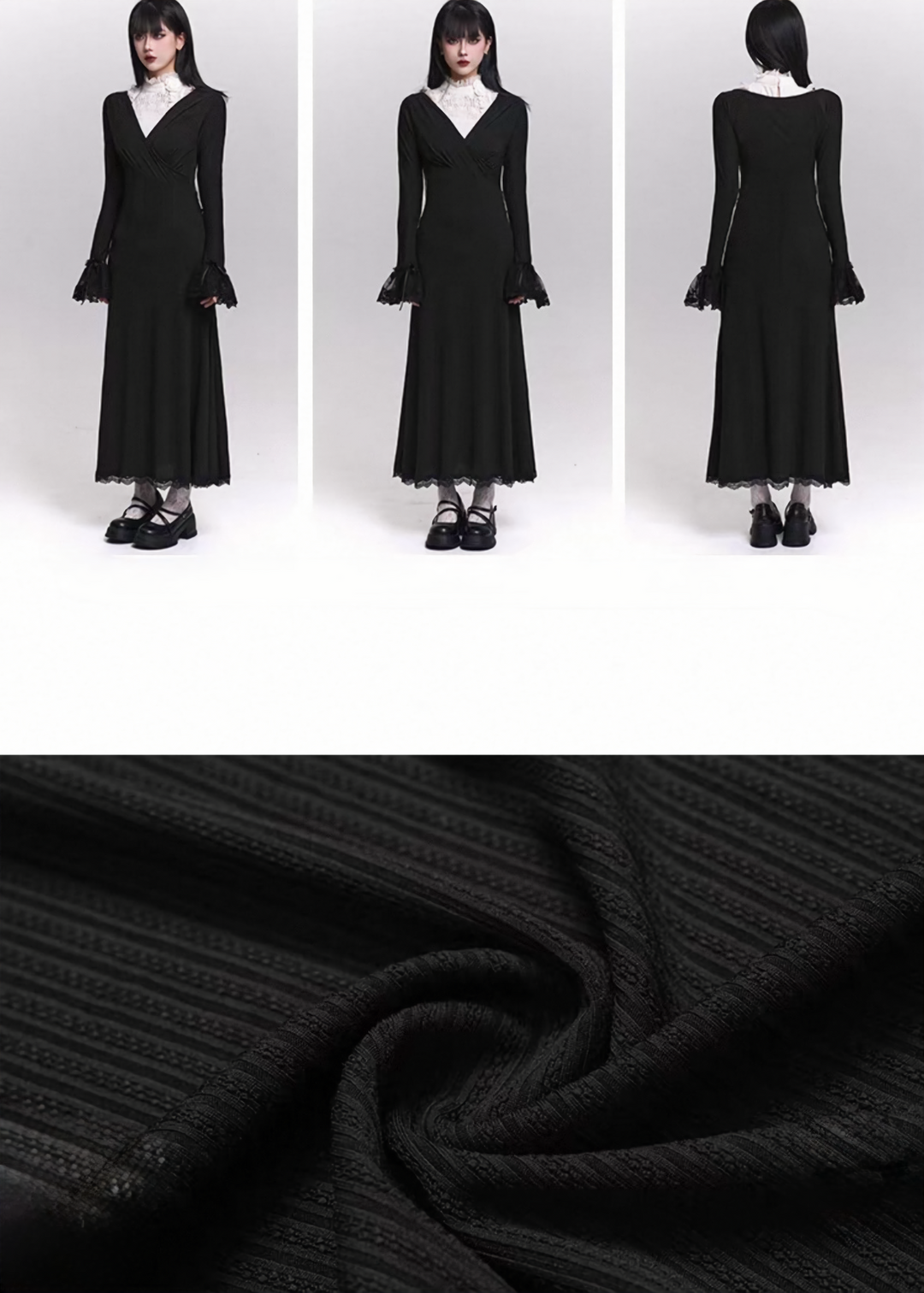 LACE DOCKING LONG DRESS / LG1451