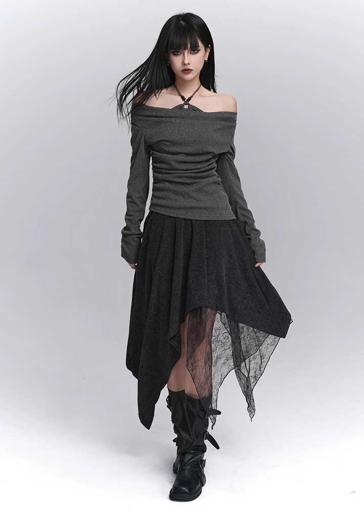 SHADOW OFF-SHOULDER TOP / LG1437