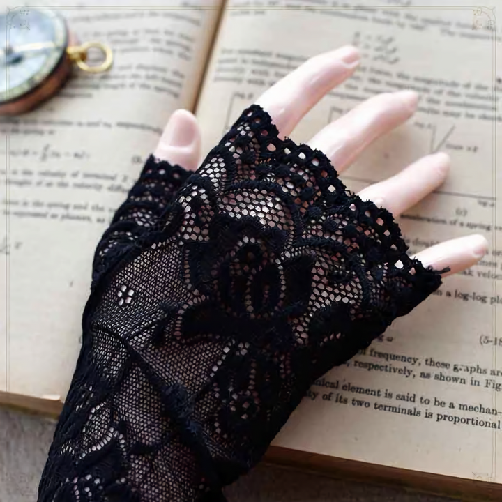 FLORAL LACE HAND COVER / V1179