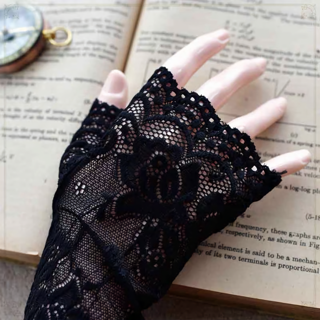 FLORAL LACE HAND COVER / V1179