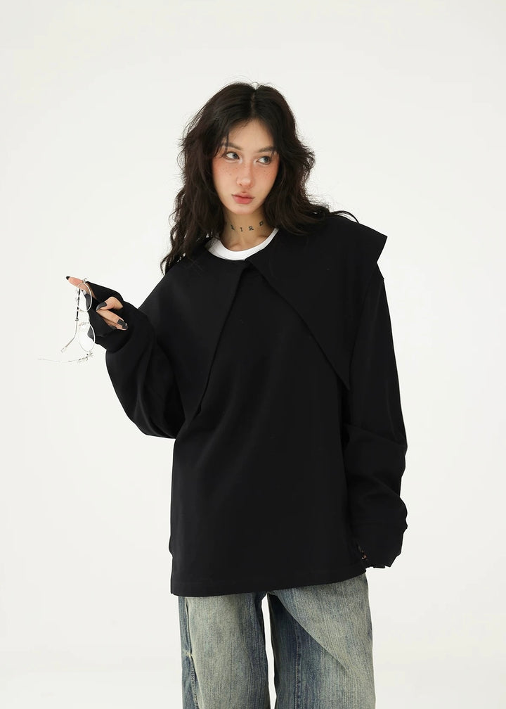 Pullover Lazy Style Long Sleeve T-Shirt / AS1168