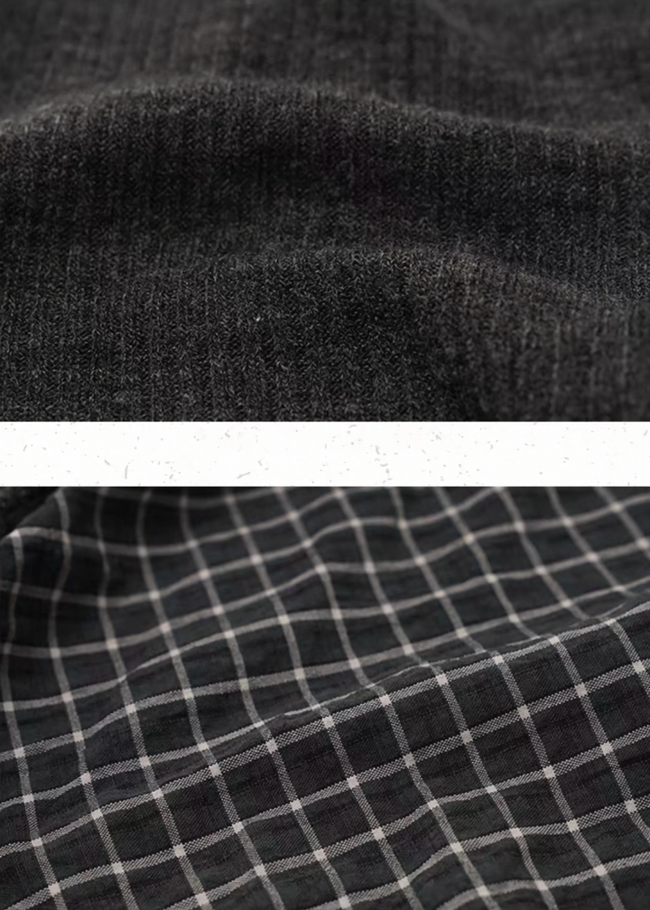 Rib Cardigan Set Tops / LG1387