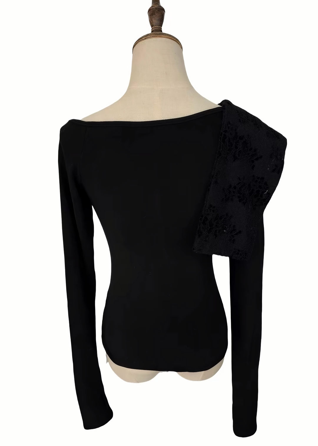 DETACHABLE VELVET SHAWL TOP / LG1743