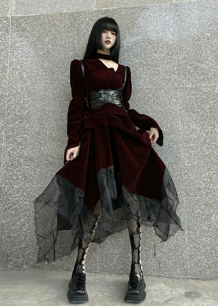 VELVET NOCTURNE DRESS / LG1268