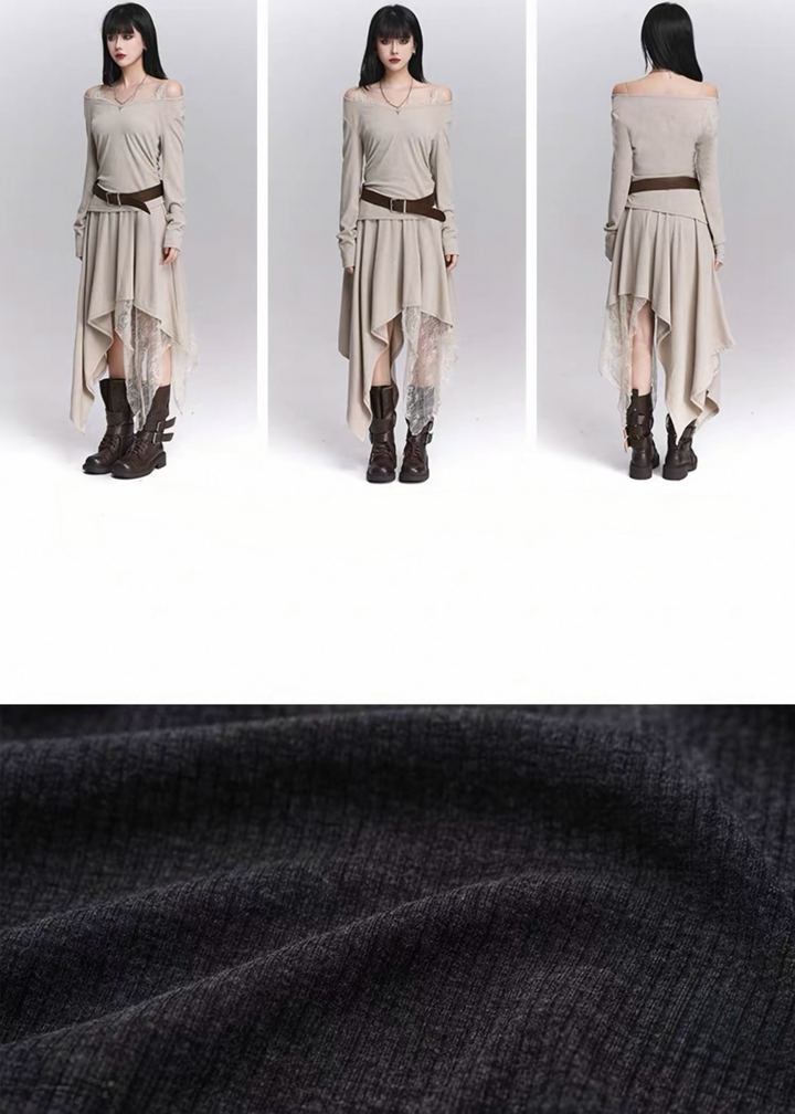 SHADOW LACE TWO-PIECE SET / LG1439