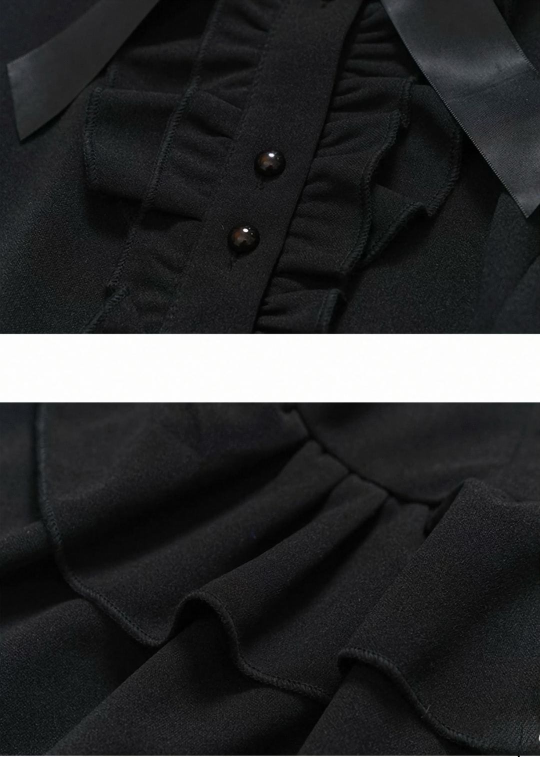 SILENT RUFFLE TIERED DRESS / LG1496