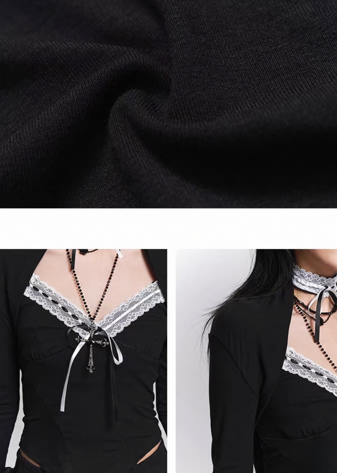 NOCTURNE LACE CARDIGAN & CAMISOLE SET / LG1493