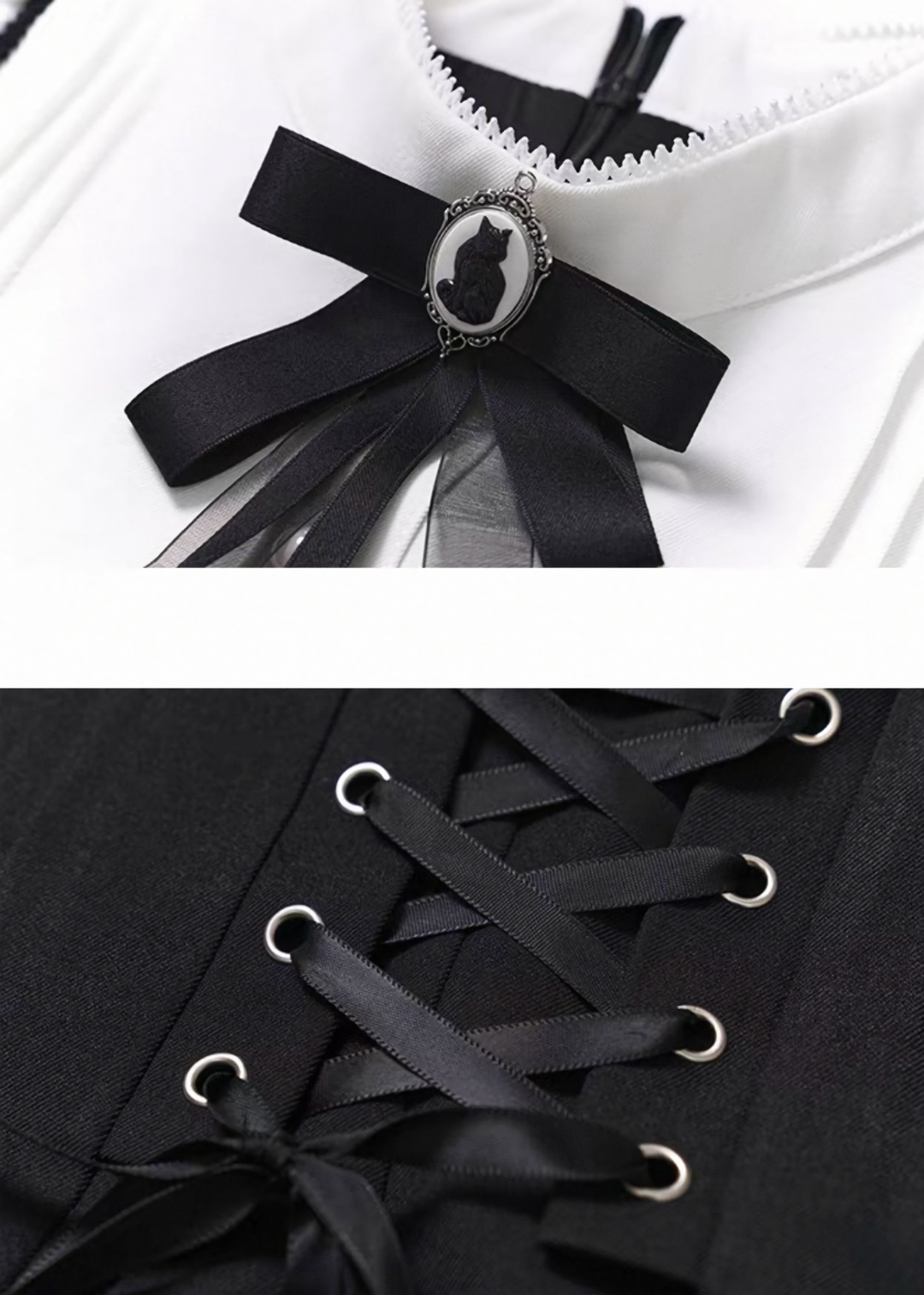 GOTHIC MAID LONG DRESS / LG1485