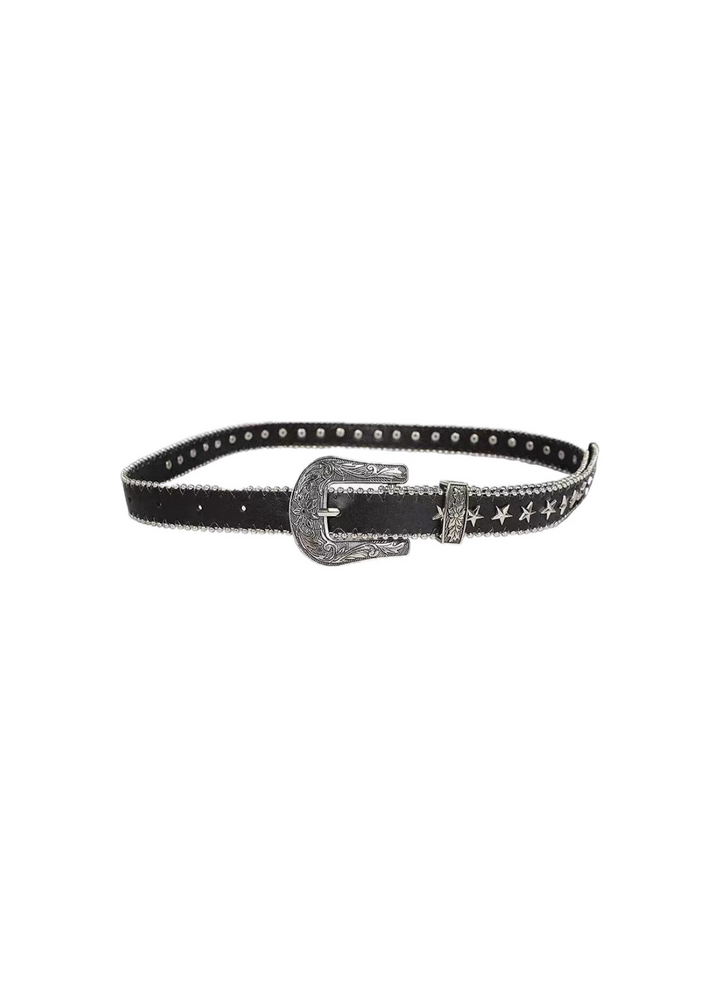 Star Studded Gothic Belt / a1126
