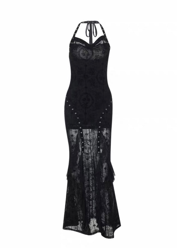 GOTHIC LACE MERMAID DRESS SET / LG1661