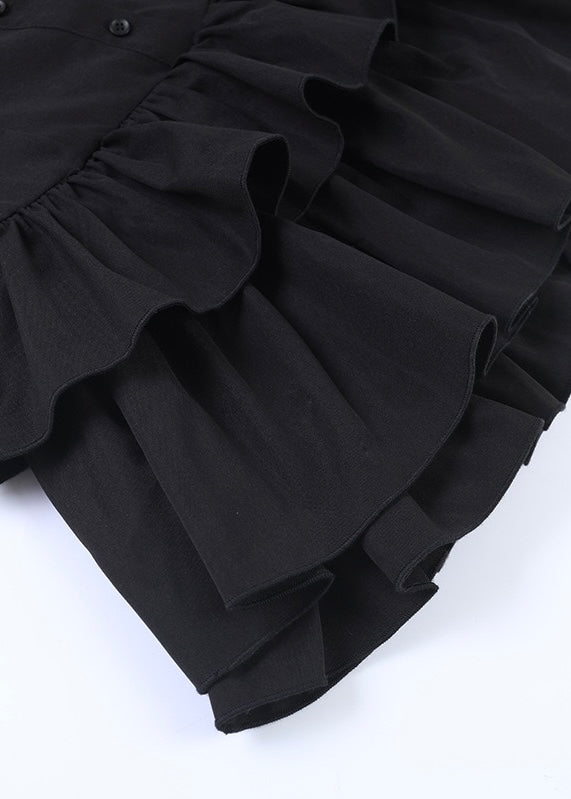 GOTHIC FRILL MINI DRESS / LG1556