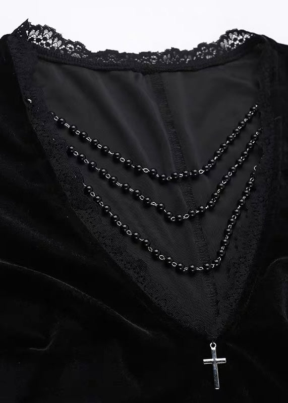 gothic retro velvet dress / LG1209
