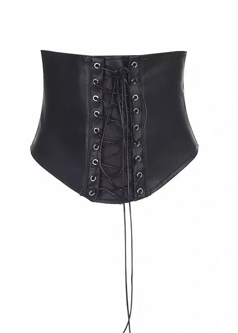 GOTHIC CHECK LACE CORSET DRESS / LG1662