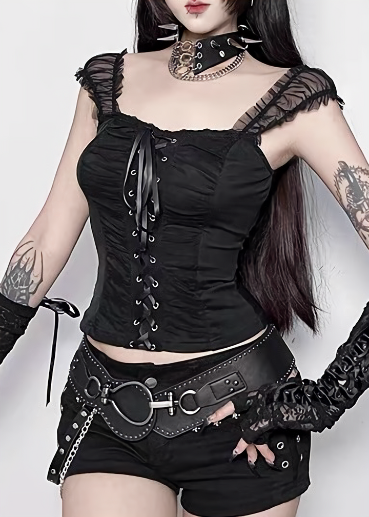 LACE CORSET CAMI TOP / LG1640