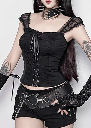 LACE CORSET CAMI TOP / LG1640