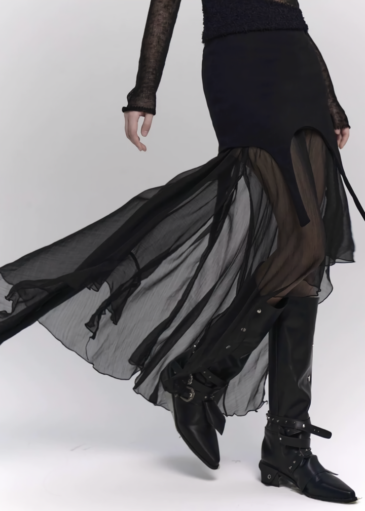 See-through black dress setup / lg1145 