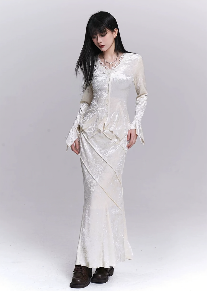 VELVET DRAPE 2PIECE SET / LG1532_e4r