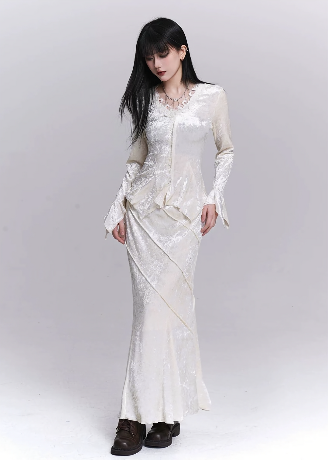 VELVET DRAPE 2PIECE SET / LG1532