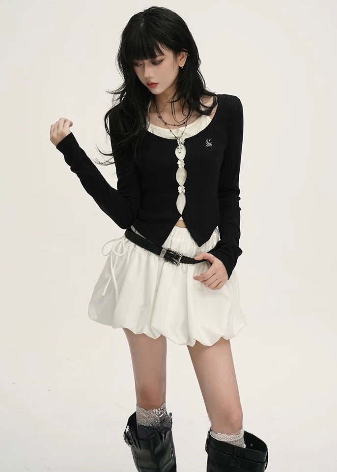 Balloon Mini Skirt / lg1377