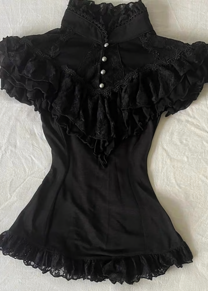 GOTHIC FRILL LACE SETUP / LG1644