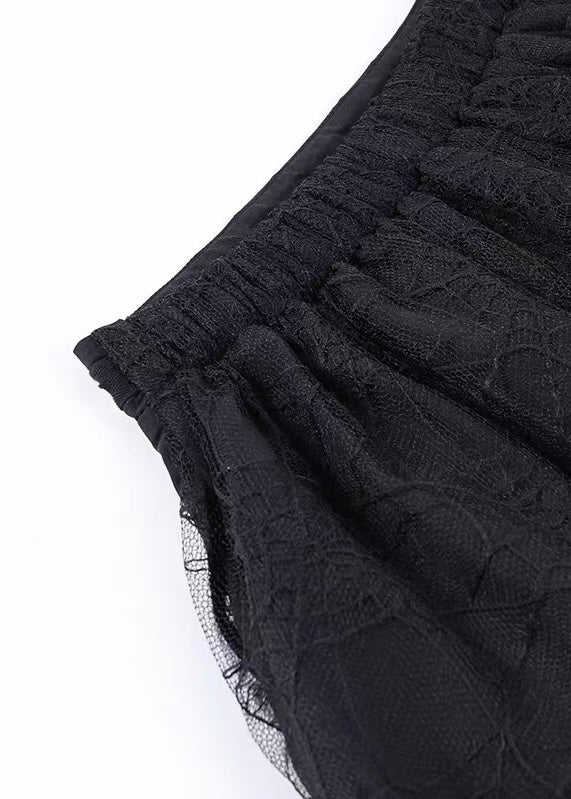 GOTHIC WEB LACE SKIRT / LG1581