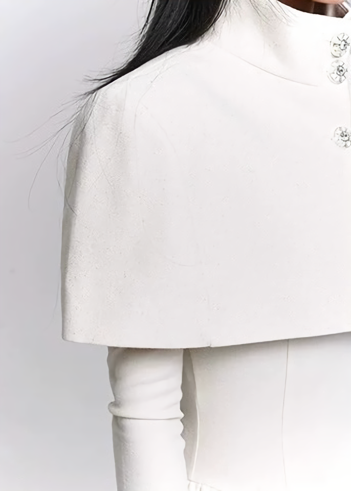 WHITE CEREMONY CAPE SET / LG1484