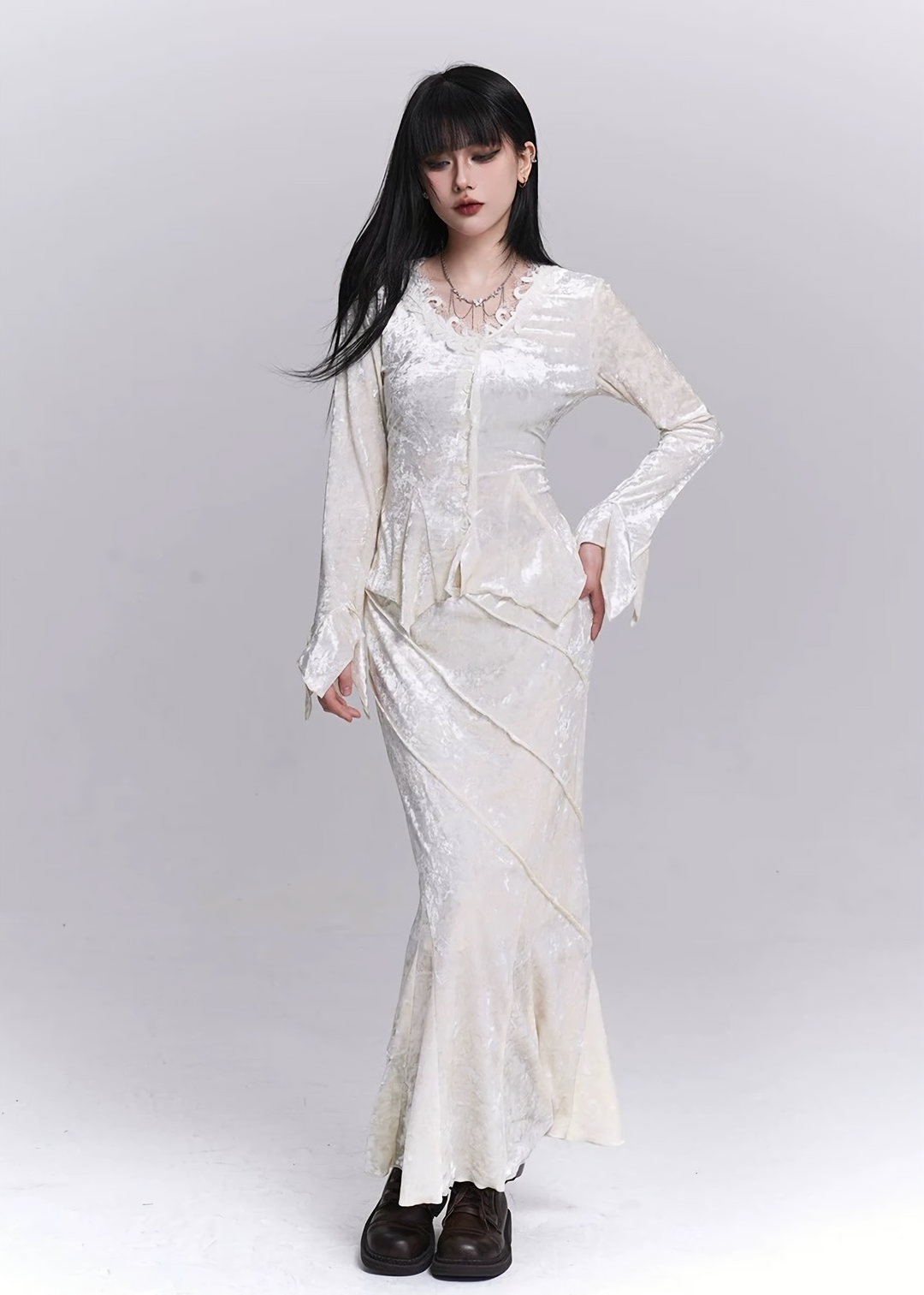 VELVET DRAPE 2PIECE SET / LG1532