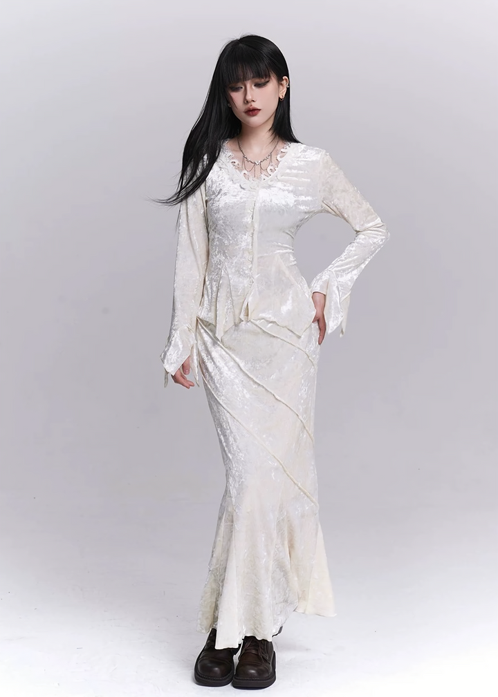 VELVET DRAPE 2PIECE SET / LG1532