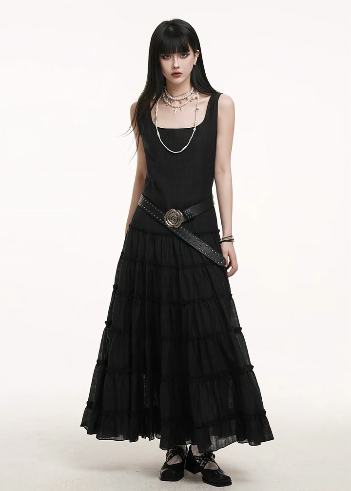 Nocturne Ruffle Dress / LG1269