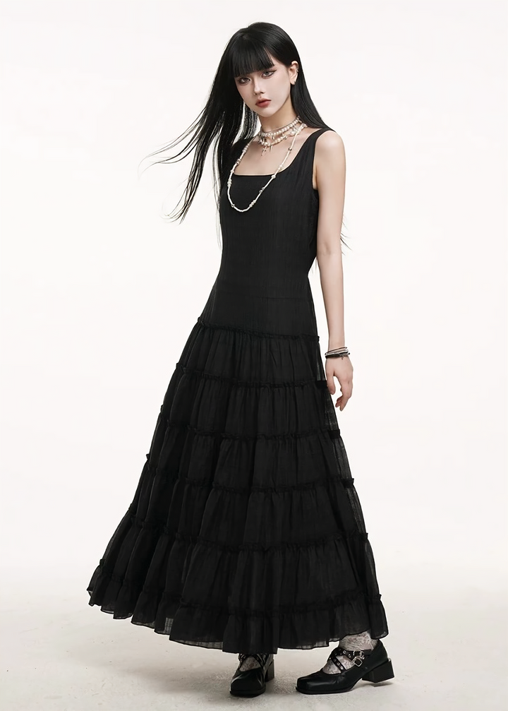 Nocturne Ruffle Dress / LG1269