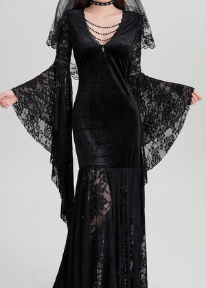 gothic retro velvet dress / LG1209