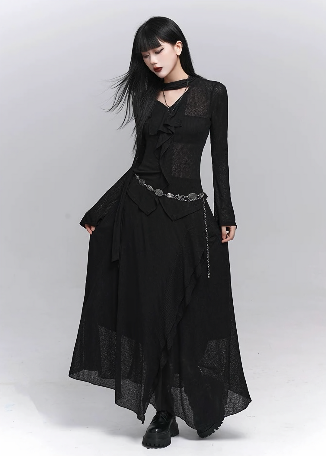GOTHIC LAYERED TWO-PIECE SET / LG1554