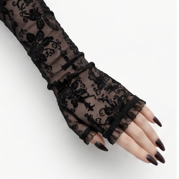 GOTHIC ORNAMENT LACE ARM COVER / V1176