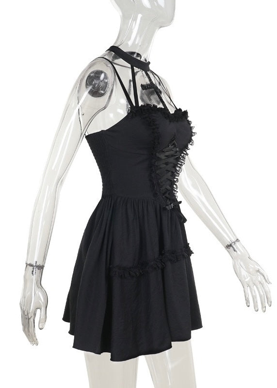 Gothic Cross Strap Dress / LG1284