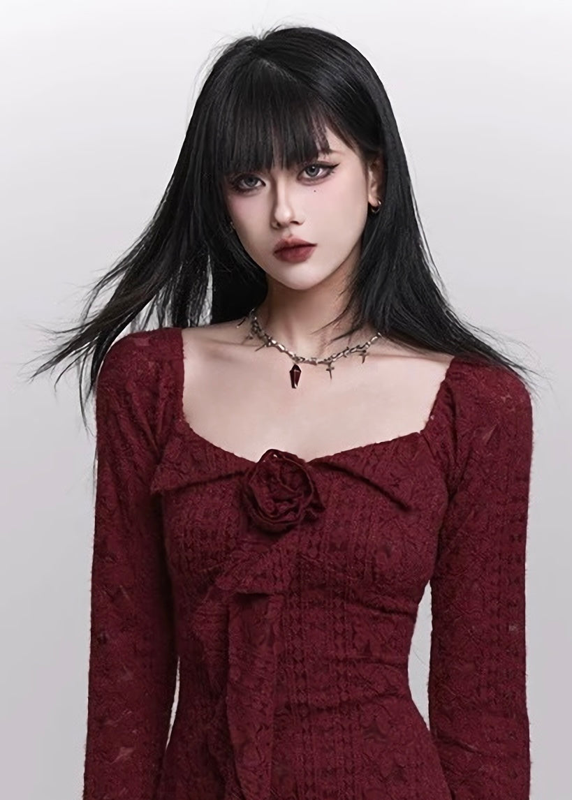 SPIKE & COFFIN PENDANT NECKLACE / A1139