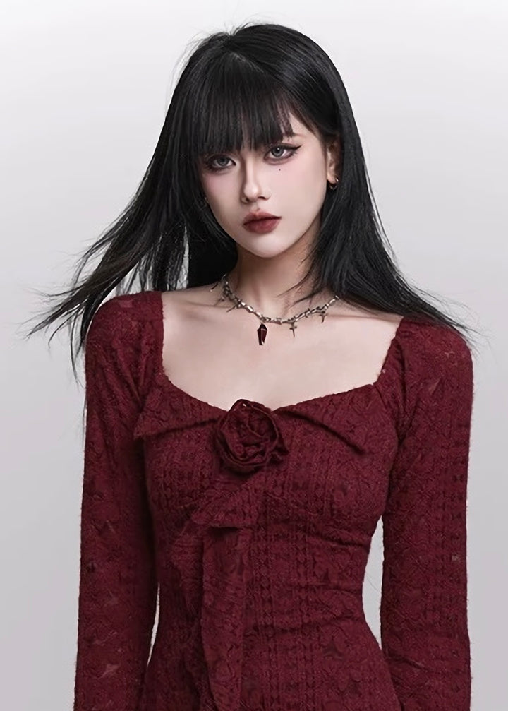 SPIKE & COFFIN PENDANT NECKLACE / A1139